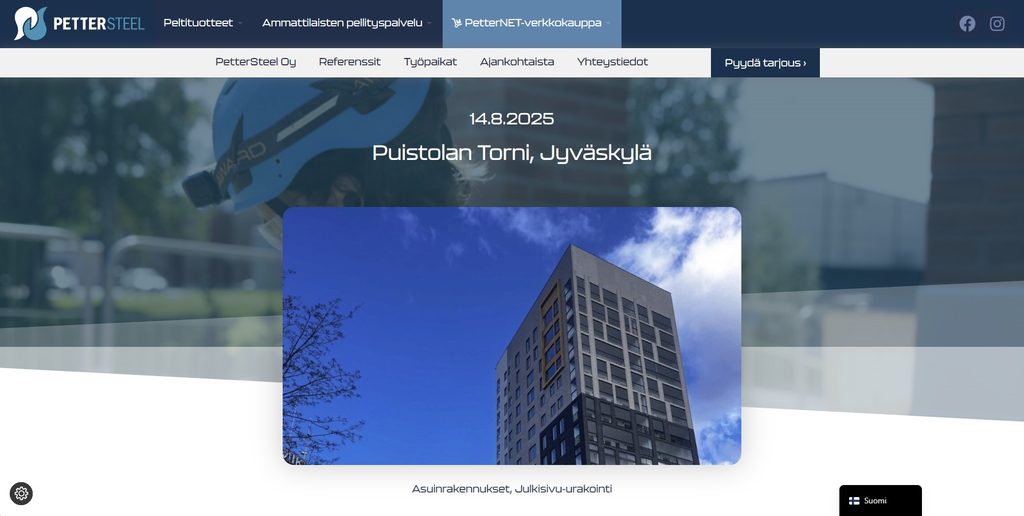 pettersteel puistolan torni